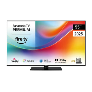 Panasonic TV-55W85BEY | EX DISPLAY / DEMONSTRATION MODEL | 55" 4K Ultra HD QLED TV | HDR Bright Panel Plus with HCX Processor | Fire TV | 2025 Model | W85B Range