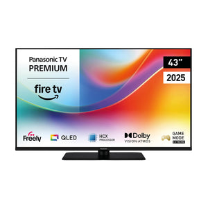 Panasonic W85B 4K Ultra HD QLED TV | HDR Bright Panel Plus with HCX Processor | Fire TV | 2025 Model