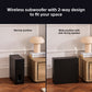 Sony BRAVIA Theatre Sub 7 Wireless Subwoofer – 100W deep bass sound | Easy set-up & control | Compact | 2-way style | Matching design with soundbars & rear speakers