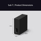 Sony BRAVIA Theatre Sub 7 Wireless Subwoofer – 100W deep bass sound | Easy set-up & control | Compact | 2-way style | Matching design with soundbars & rear speakers