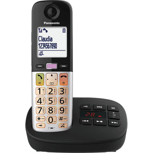 Panasonic KX-TGU430EB Digital Cordless Phone with Answering System - Single Handset