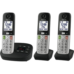 Panasonic KX-TGU433EB Digital Cordless Answering System - Three Handsets