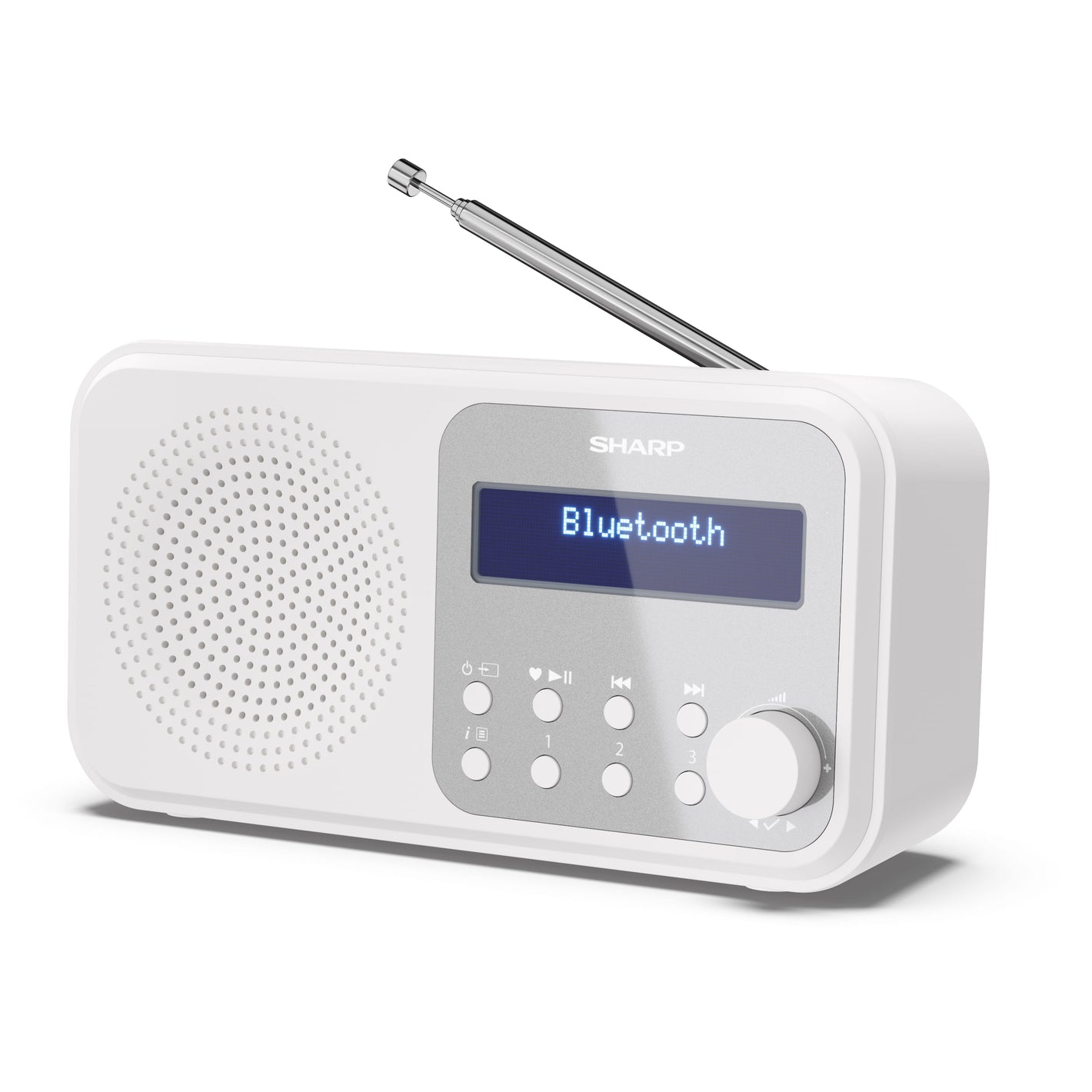 Sharp DR-P420 WH Tokyo Portable Digital Radio - White