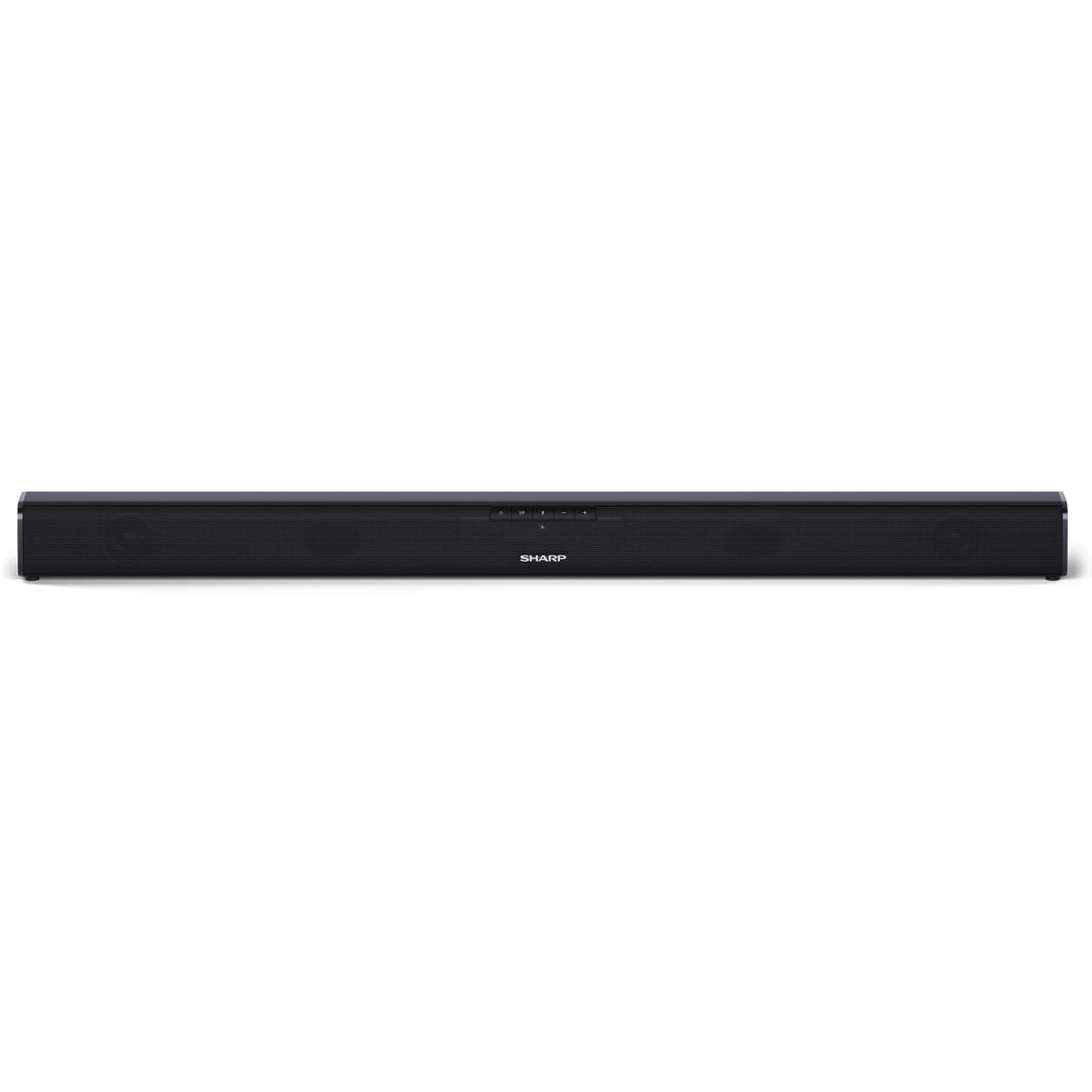Sharp HT-SB110 Wireless 2ch 90W Slim Bluetooth Soundbar - Black