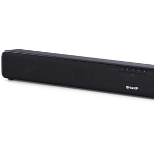 Sharp HT-SB110 Wireless 2ch 90W Slim Bluetooth Soundbar - Black