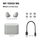 Sony WF-1000XM6S Wireless Noise Cancelling Earbuds - Platinum Silver