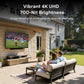 Sylvox OT65B1K4GC 65" Partial Sun Outdoor TV