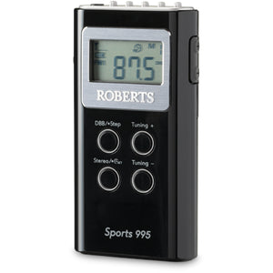 Roberts Radio Sports 995 - Enjoy FM and AM radio in the palm of your hand.