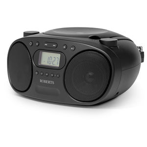 Roberts Radio Zoombox FM - Zoombox FM portable FM/AM CD Player with headphone.