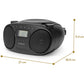 Roberts Radio Zoombox FM - Zoombox FM portable FM/AM CD Player with headphone.