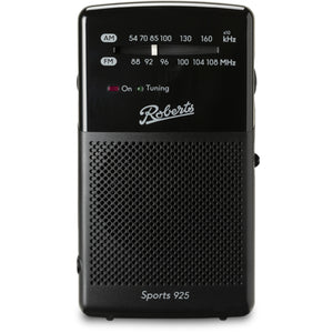 Roberts Radio Sports 925 - Easy to use AM/FM pocket radio.