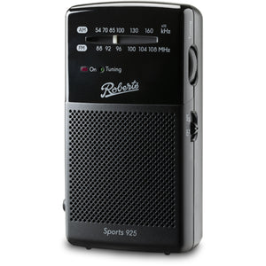 Roberts Radio Sports 925 - Easy to use AM/FM pocket radio.