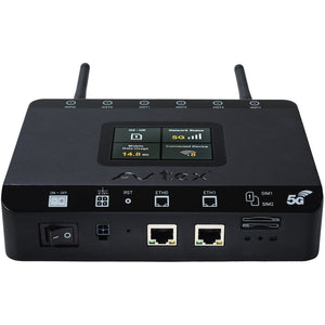 Avtex AMR105P-B 5G WiFi CAT 6 Mobile Internet Solution Ultrafast Dual Sim Router - Black