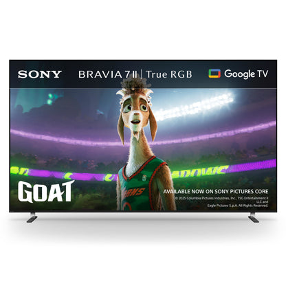 Sony BRAVIA 7Ⅱ True RGB 98 Inch TV, 4K Smart TV (Google TV), RGB LED, XR Processor with AI Technology,  120hz Television with Dolby Vision/Atmos, PS5 compatibility, 98XR75M2, 2026 Model