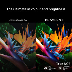 Sony BRAVIA 9 Ⅱ True RGB 65 Inch TV, 4K Smart TV (Google TV), RGB LED, XR Processor with AI Technology,  120hz Television with Dolby Vision/Atmos, PS5 compatibility, 65XR95M2, 2026 Model