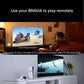 Sony BRAVIA 2 Ⅱ 43 Inch TV 4K Smart TV (Google TV), X1 Processor, 4K Upscaling, Television with Dolby Atmos and DTS:X, PS5 compatibility - 43S25M2 2026 Model