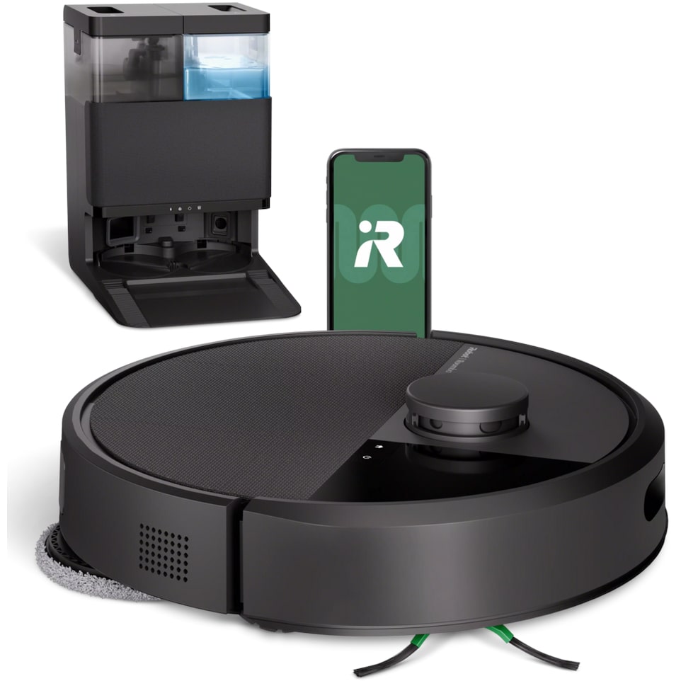 iRobot Roomba® Plus 405 Combo Robot + AutoWash™ dock - Black