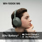 Sony WH-1000XM6G Flagship Noise Cancelling Over-Ear Wireless Bluetooth Headphones, Signature Hi-Res Sound, Ultimate Comfort, Foldable Design, Durable Case, 30 HR Battery, iOS & Android - Olive Gray