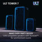 * PRE-ORDER * Sony SRSULT700.CEL ULT TOWER 7 Wireless Bluetooth Party Speaker - Black