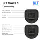 * PRE-ORDER * Sony SRSULT500.CEL ULT Tower 5 Wireless Bluetooth Party Speaker - Black