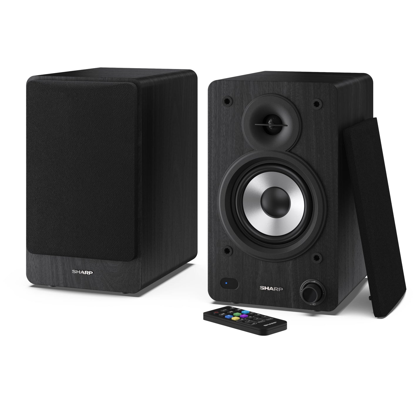 Sharp CP-SS30 BK Pair of Wireless Bookshelf Speakers - Black