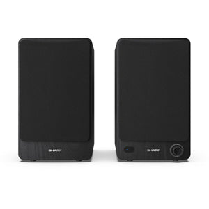 Sharp CP-SS30 BK Pair of Wireless Bookshelf Speakers - Black
