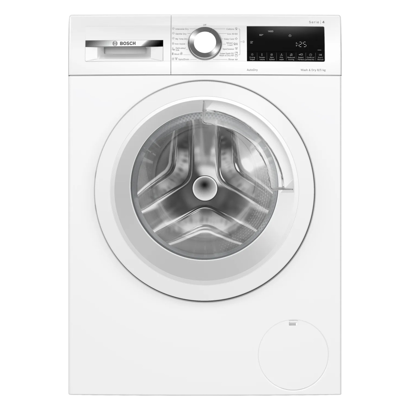 Bosch WNA134U8GB White 8kg/5kg 1400 Spin Washer Dryer