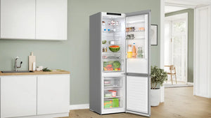 Bosch KGN392LDFG 60cm 70/30 Frost Free Fridge Freezer - Stainless Steel