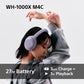 Sony WH-1000XM4CS Noise Cancelling Wireless Over Ear Headphones - Platinum Silver