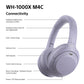 Sony WH-1000XM4CV Noise Cancelling Wireless Over Ear Headphones - Lavender