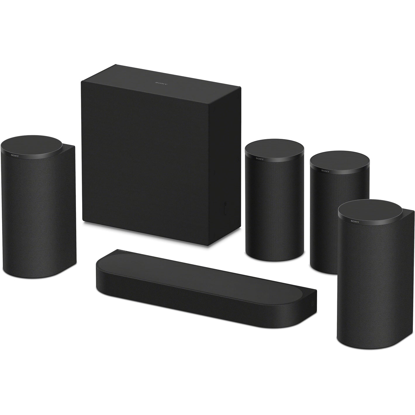 Sony BRAVIA Theatre Trio + SR, 5.1.4ch Theatre System with Subwoofer & Rear Speakers, Surround Sound by Dolby Atmos®/DTS:X®, 360 Spatial Sound Mapping, Voice Zoom 3 for Sony Smart TV, HT-AP8, 2026 Model
