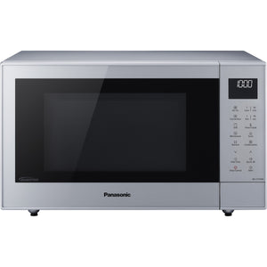 Panasonic NN-CT57RM Metallic Silver 27L Slim Inverter Microwave with Grill, Oven & Air Fry - 1000W