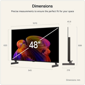 LG OLED48B6ELC.AEK 48" 4K OLED AI Smart TV - 2026