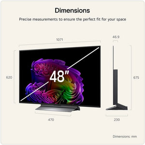LG OLED48G66LS.AEK 48" 4K OLED evo AI Stand version Smart TV - 2026
