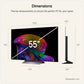 LG OLED55C66LB.AEK 55" 4K OLED evo AI Smart TV - 2026