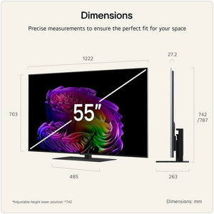 LG OLED55G66LS.AEK 55" 4K OLED evo AI Stand version Smart TV - 2026