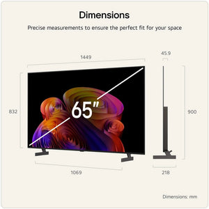 LG OLED65B6ELC.AEK 65" 4K OLED AI Smart TV - 2026