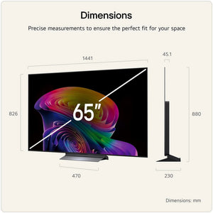 LG OLED65C66LB.AEK 65" 4K OLED evo AI Smart TV - 2026