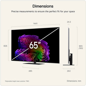 LG OLED65G66LS.AEK 65" 4K OLED evo AI Stand version Smart TV - 2026