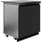 Whistler Grills Fairford 2 Modular Outdoor Kitchen, 5 Burner BBQ with Rotisserie, Sink, Storage, Double Door Fridge and Ceramic Egg Module (egg sold separately) - Black