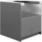 Whistler Grills Fairford 3 Modular Outdoor Kitchen with 5 Burner BBQ, Rotisserie, Side Burner, Double Door Fridge and Ceramic Egg Module (egg sold separately) - Grey