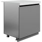 Whistler Grills Fairford 3 Modular Outdoor Kitchen with 5 Burner BBQ, Rotisserie, Side Burner, Double Door Fridge and Ceramic Egg Module (egg sold separately) - Grey