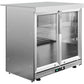 Whistler Grills Fairford 4 Grey Modular Outdoor Kitchen with 5 Burner BBQ, Rotisserie, Sink, Double Door Fridge and Storage. - Grey