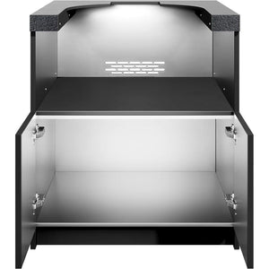 Whistler Grills Fairford 5 Modular Outdoor Kitchen, 5 Burner BBQ with Rotisserie, Sink, Storage, Double Door Fridge and Ceramic Egg Module (egg sold separately) - Black