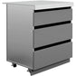 Whistler Grills Fairford 5 Modular Outdoor Kitchen, 5 Burner BBQ with Rotisserie, Sink, Storage, Double Door Fridge and Ceramic Egg Module (egg sold separately) - Grey