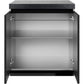 Whistler Grills Fairford 7 Modular Outdoor Kitchen, 5 Burner BBQ with Rotisserie, Sink, Storage and Double Door Fridge - Black