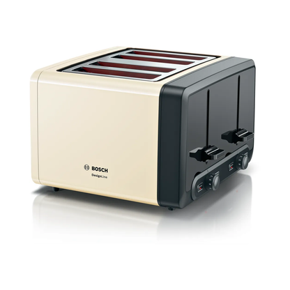 Bosch TAT4P447GB 4 Slice Toaster - Cream
