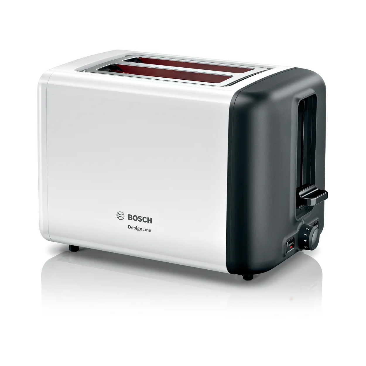 Bosch TAT3P421GB 2 Slice Toaster - White