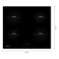 NEFF T36CA50X1U 59.2cm Induction Hob
