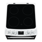 AEG CCX1530ACW 55cm Double Oven Electric Cooker with Ceramic Hob - White